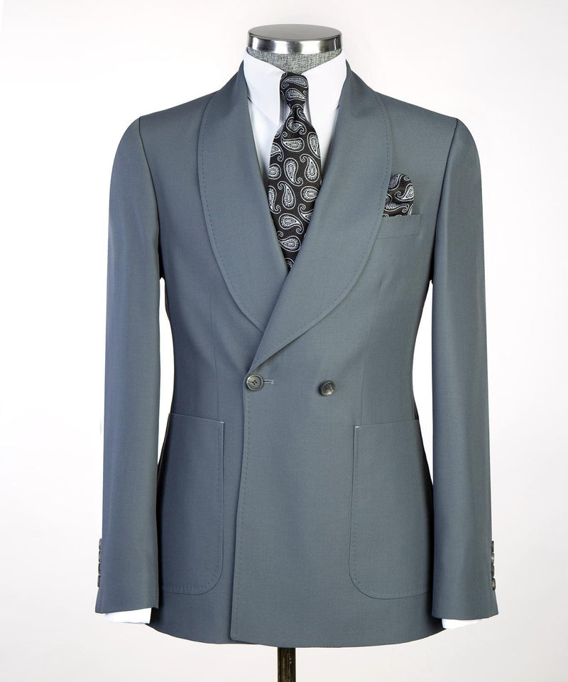 Classic Grey Suit For Men 