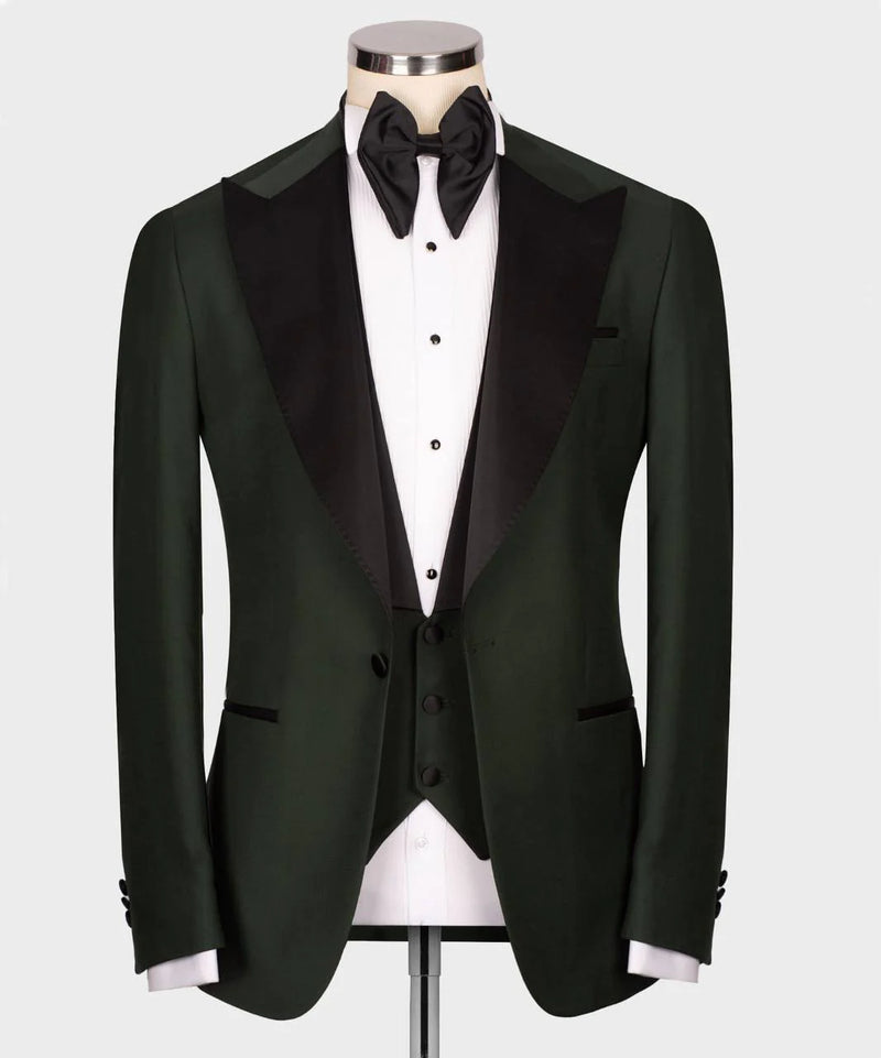 Dark Olive Green Wedding Tuxedo