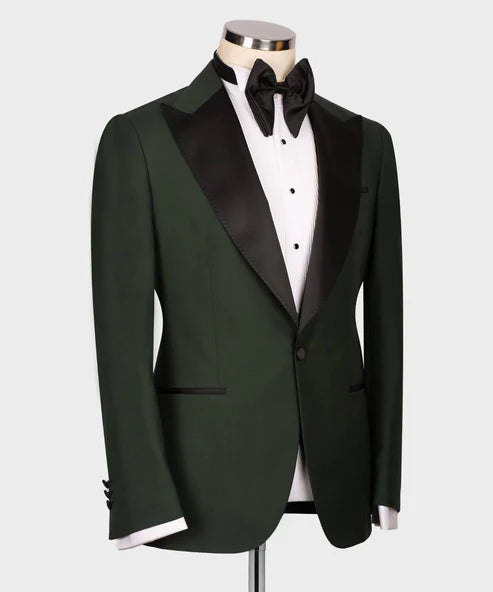 Dark Olive Green Wedding Tuxedo