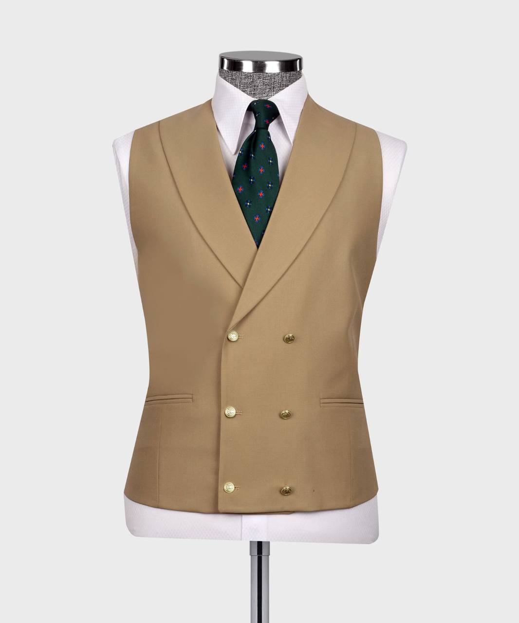 Costume de luxe orange 3 pièces