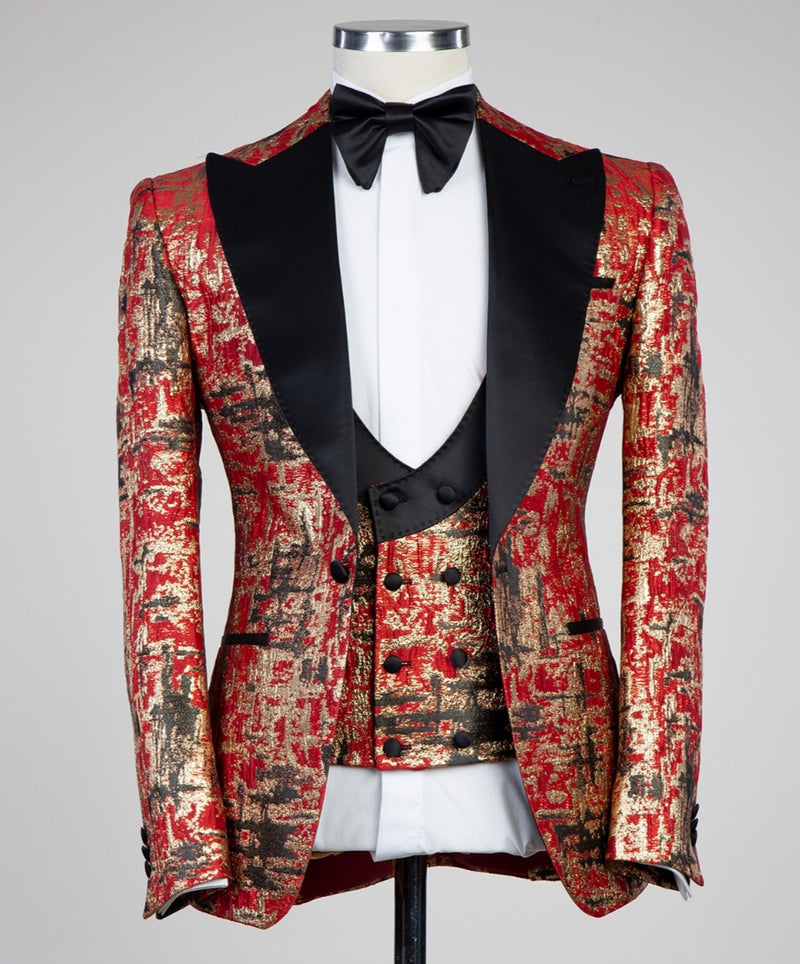 Designer Red Tuxedo