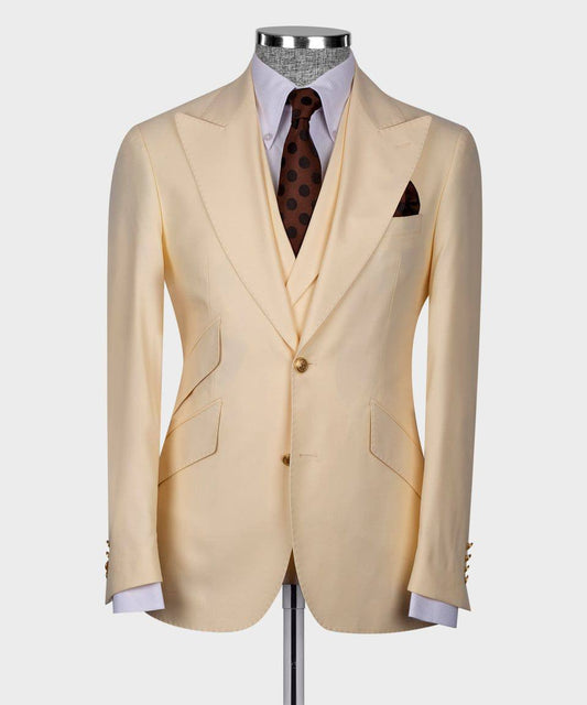 Dutch White three-piece suit