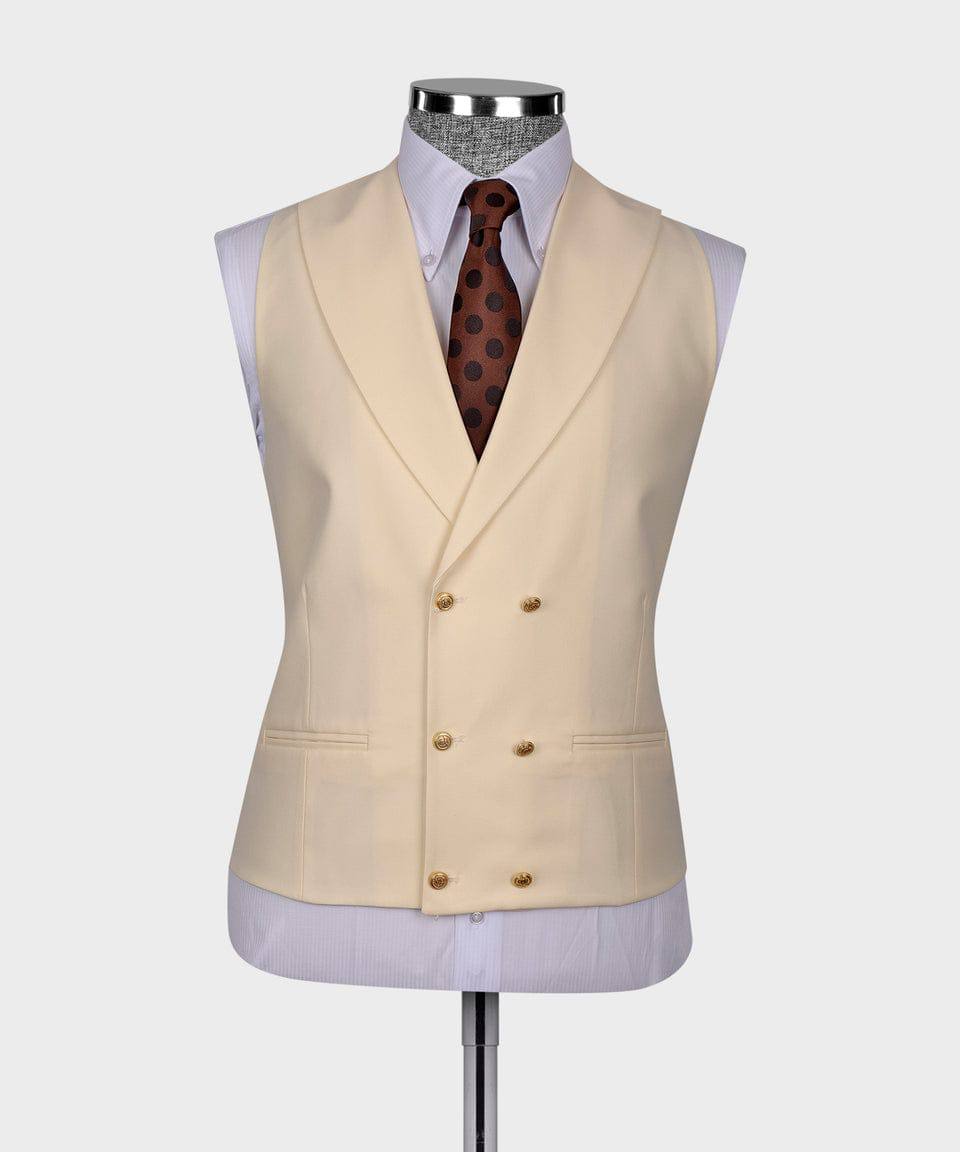 Traje blanco holandés de tres piezas