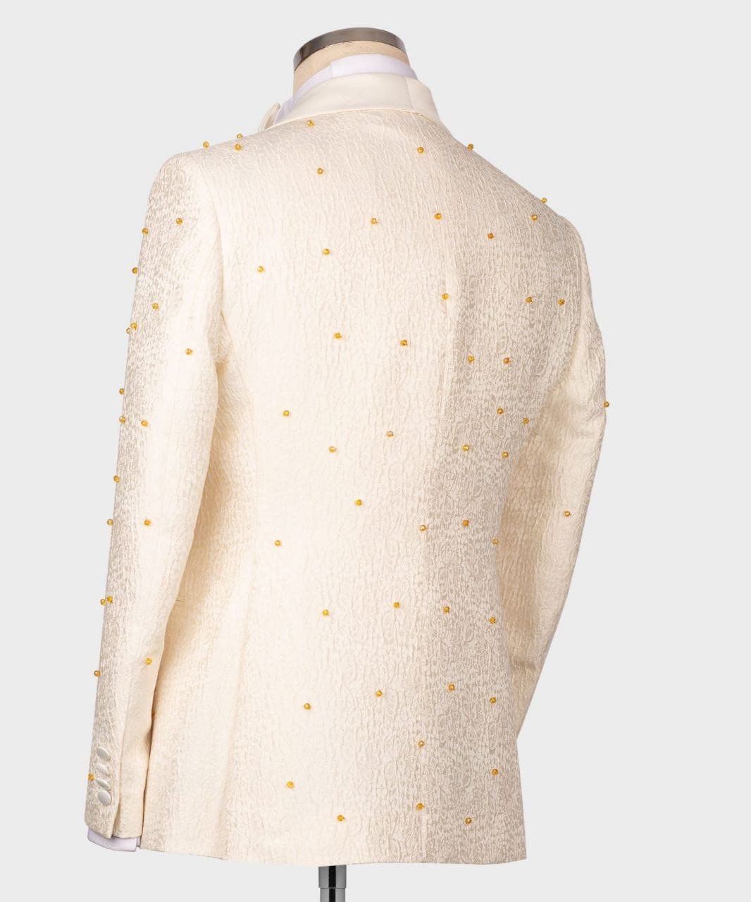 Gold Dazzles Ivory Tuxedo