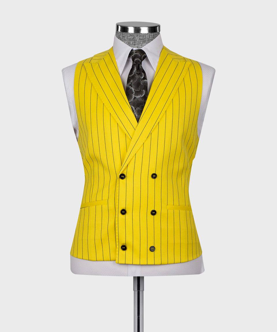 Costume de luxe orange 3 pièces
