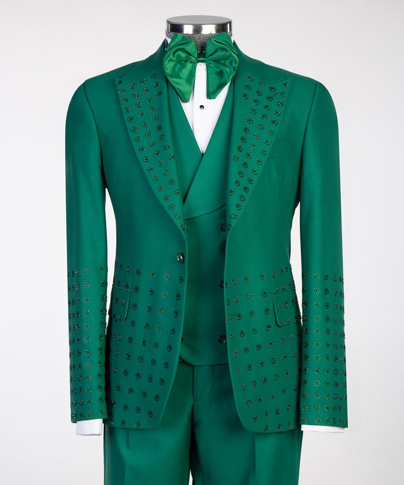 Green Stone Green Suit