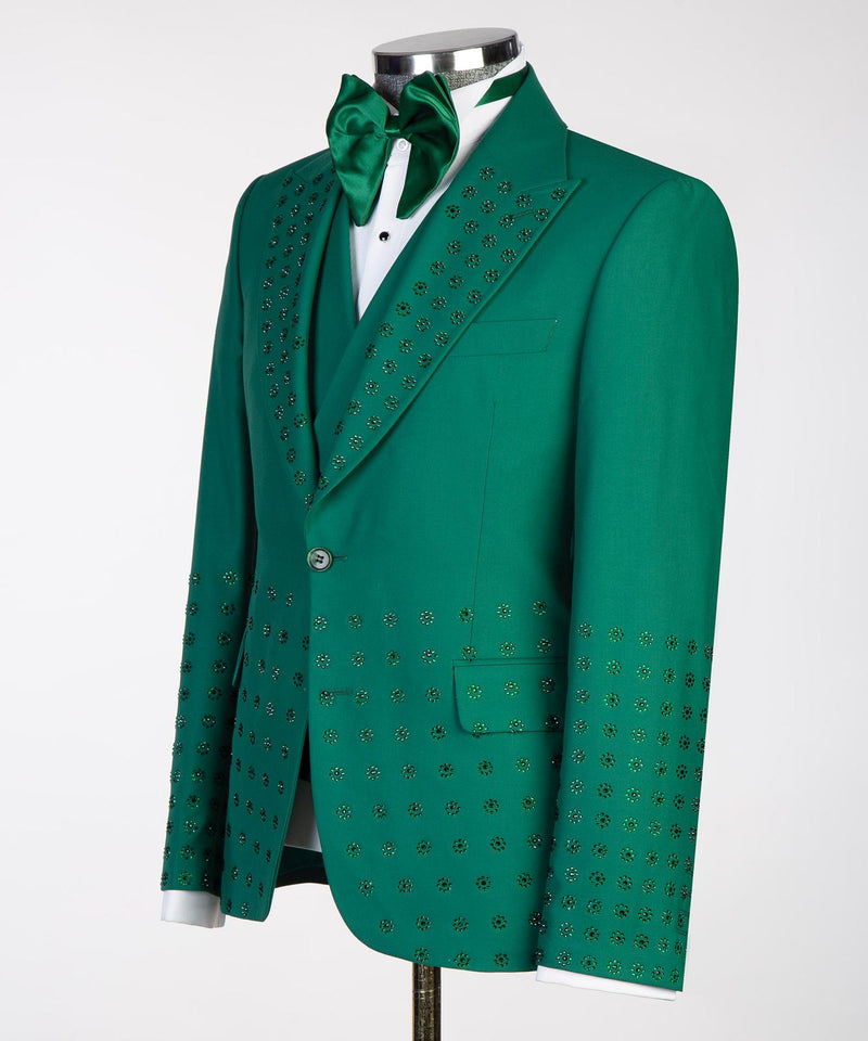 Green Stone Green Suit