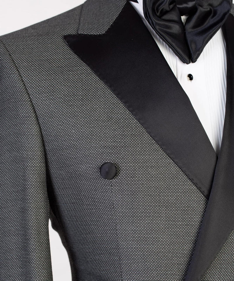 Grey Tuxedo Double Breasted