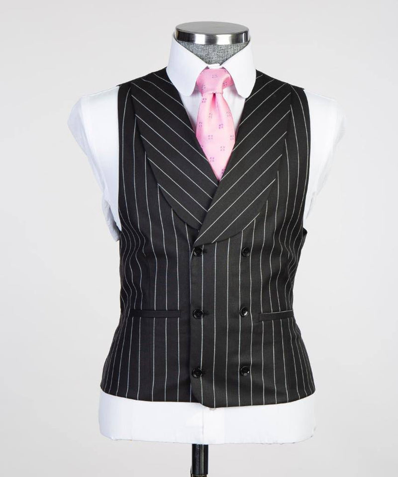 black plaid suit mens