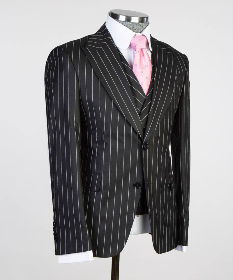 black plaid suit mens