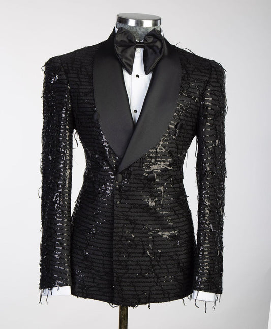 Black Sequin Tuxedo