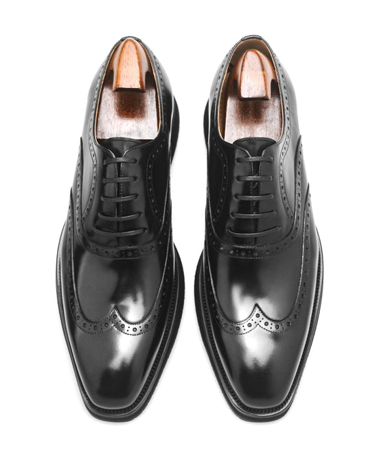 Imperial Wingtip Black Brogues