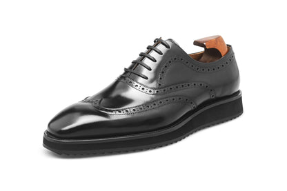 Imperial Wingtip Black Brogues