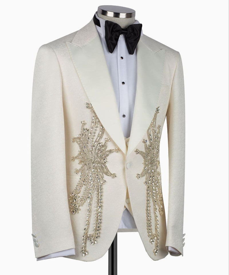 Ivory Crystallized Tuxedo