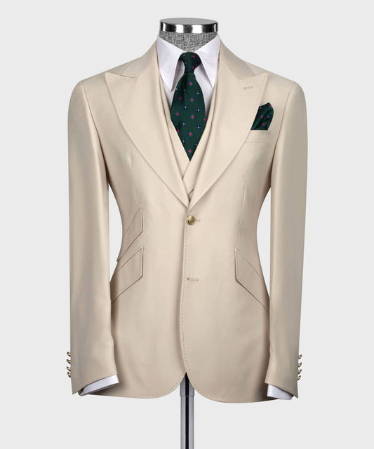 Ivory Icon Three-Piece Suit