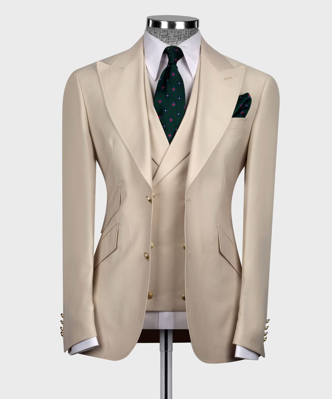 Ivory Icon Three-Piece Suit