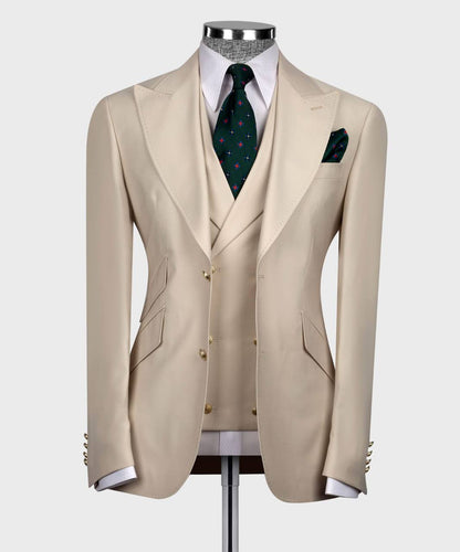 Ivory Icon Three-Piece Suit