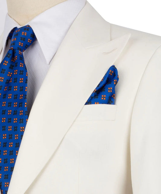 Ivory White Linen Blazer for Men – Pure Elegance with a Summer Touch