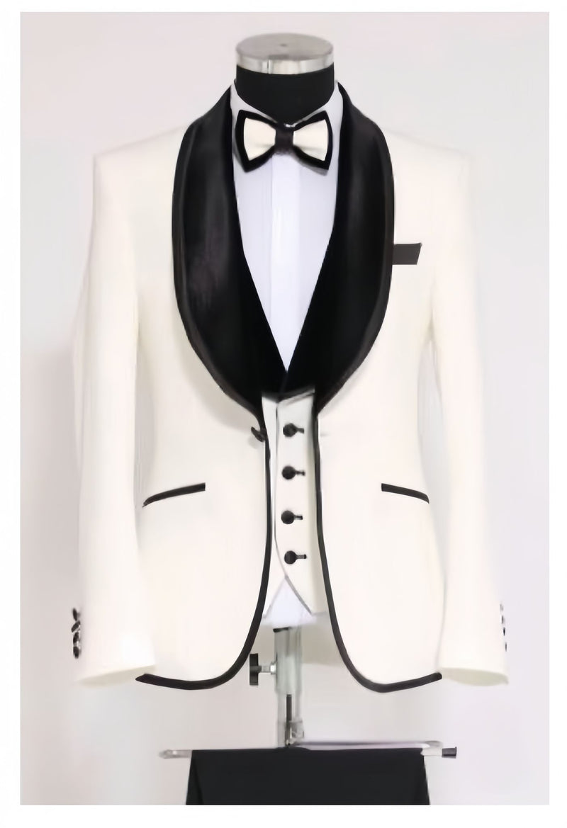 Men's White Tuxedo Jacket Wedding