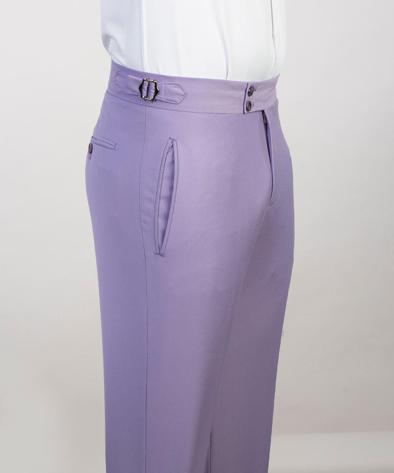 Mens 3 Piece Classic Lavender Suit Pant