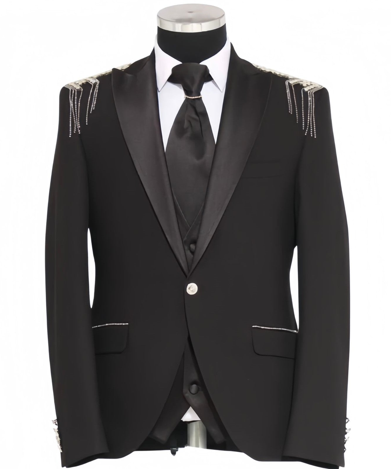 Mens Black Tuxedo Jacket