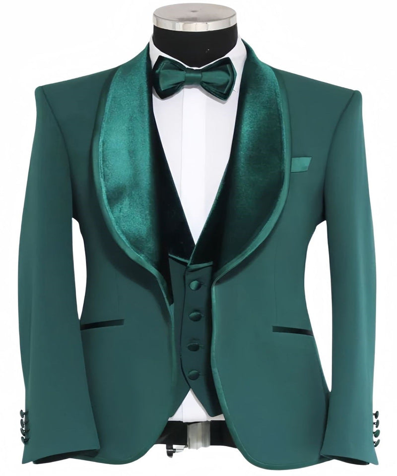 Mens Green Tuxedo Jacket