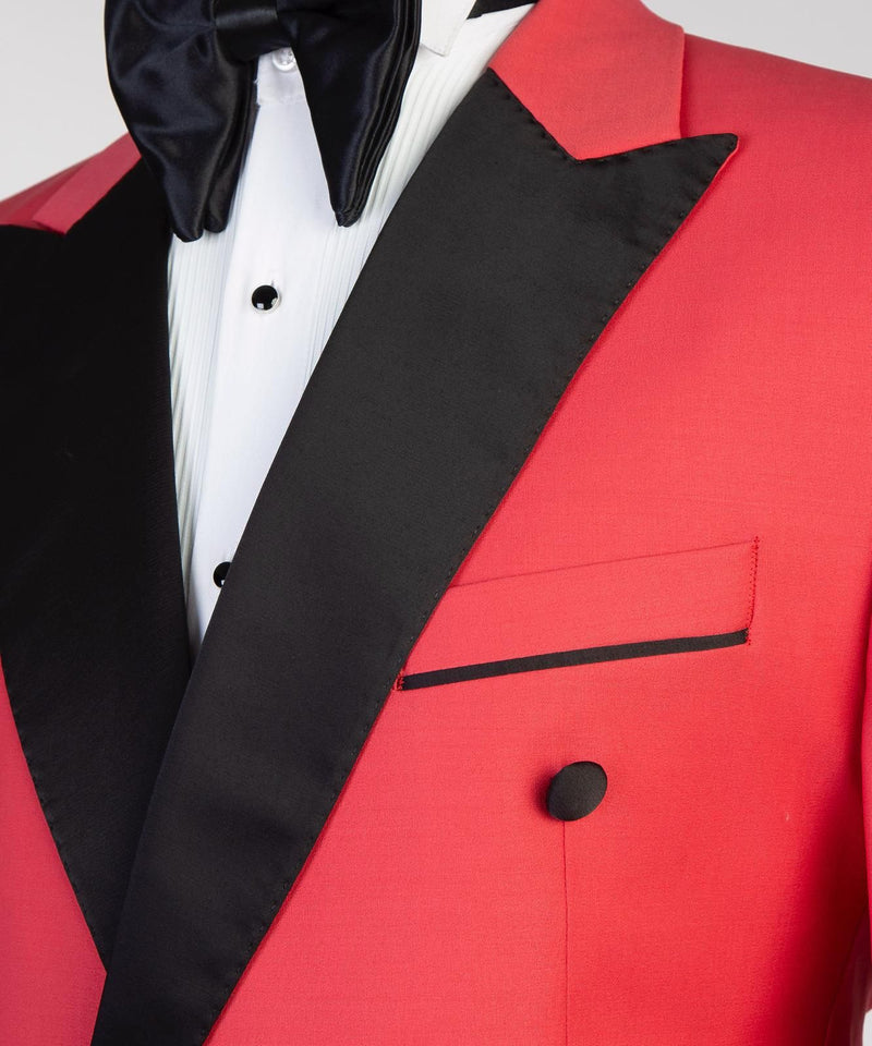 Mens Red Tuxedo Jacket