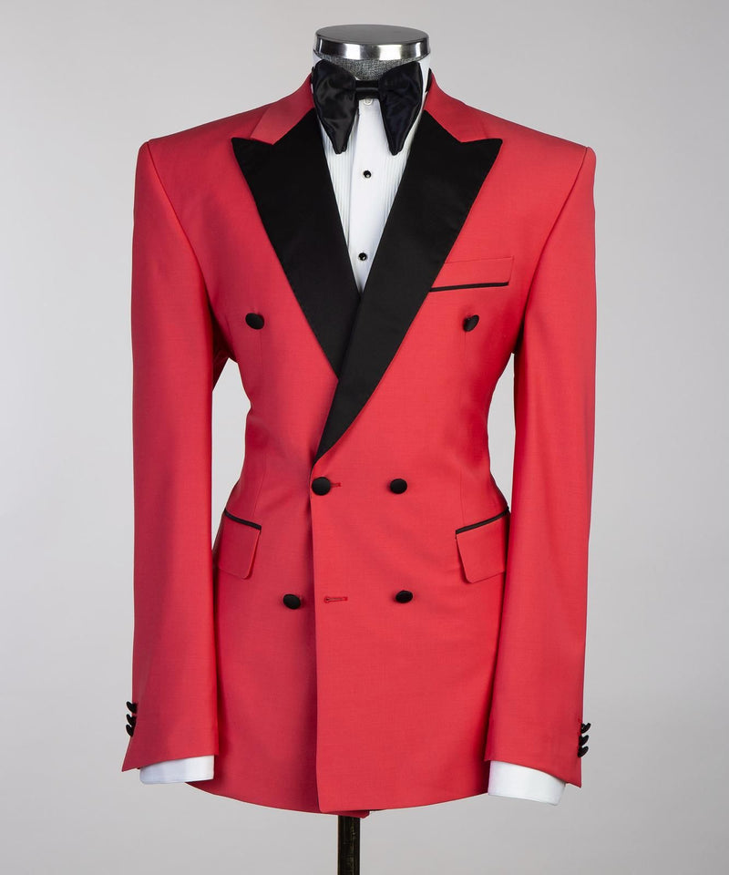 Mens Red Tuxedo Jacket