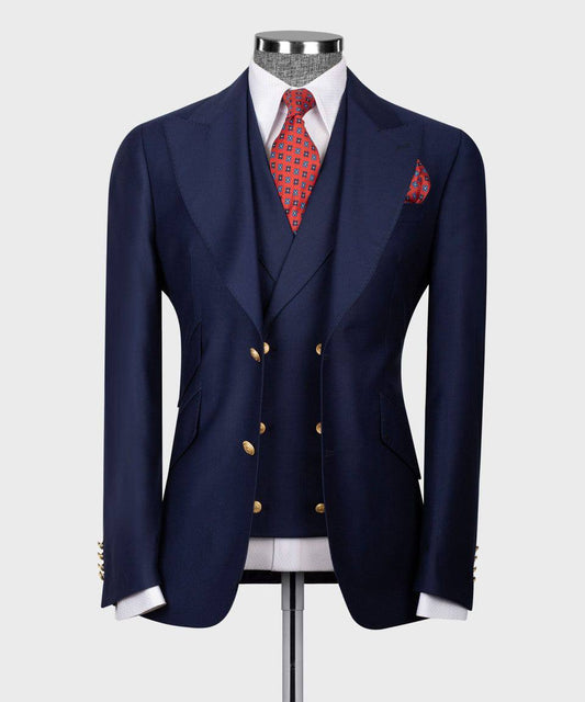 Midnight Prestige Three-piece Suit 