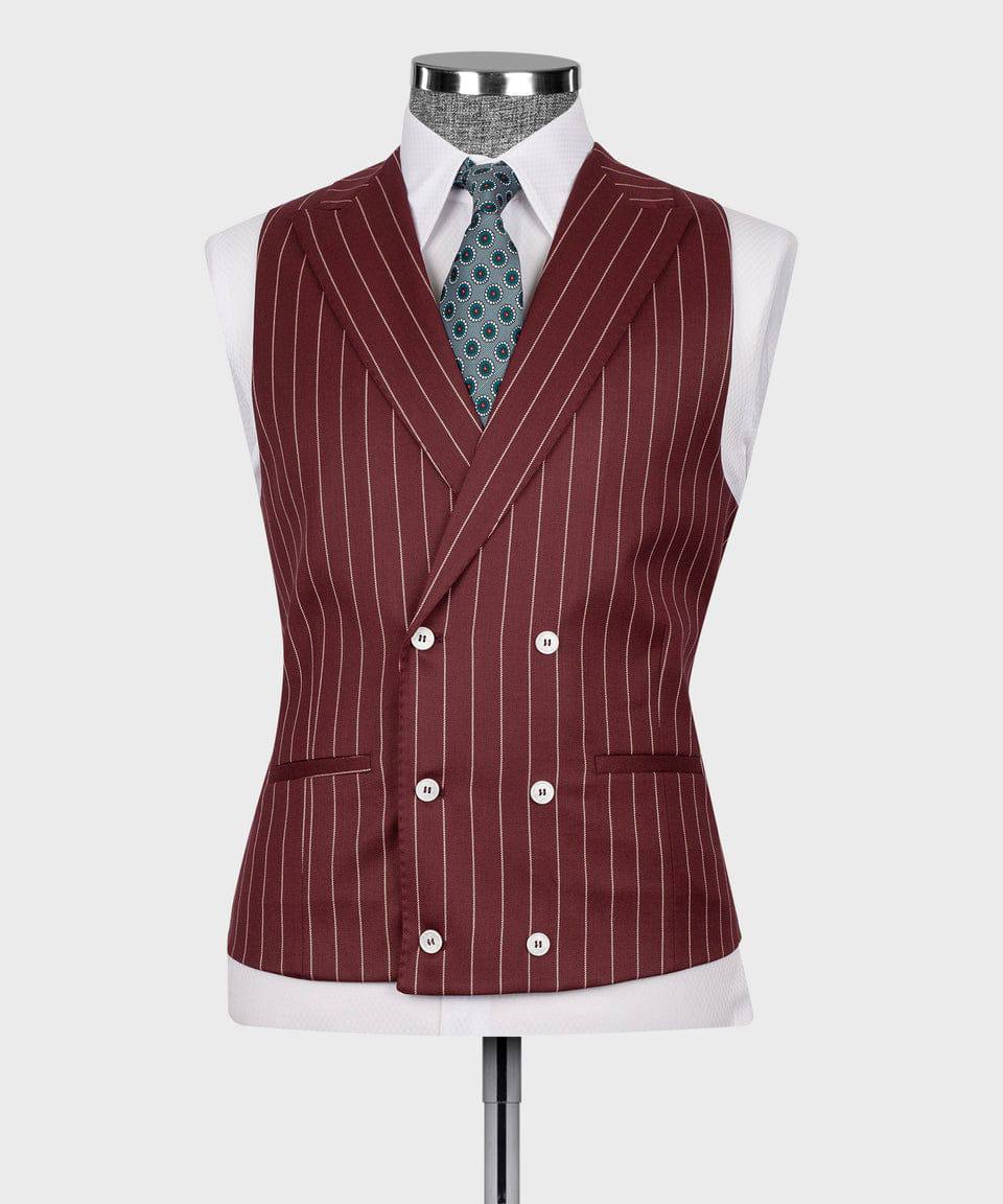 Costume de luxe orange 3 pièces