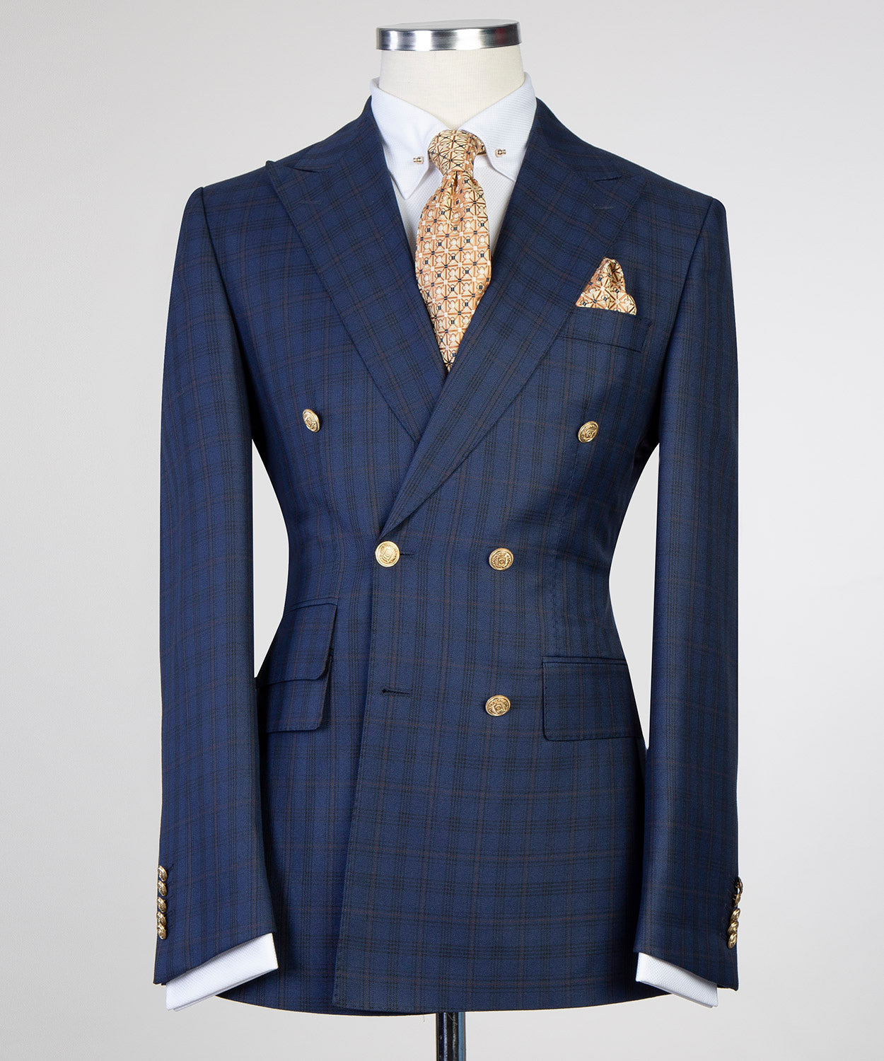 Navy Double Breasted Suit