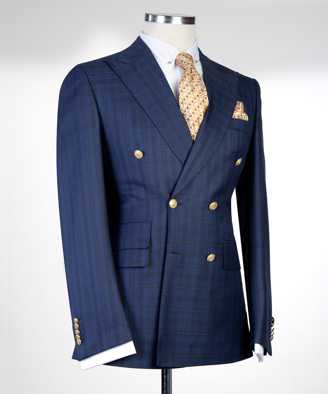 Navy Double Breasted Suit