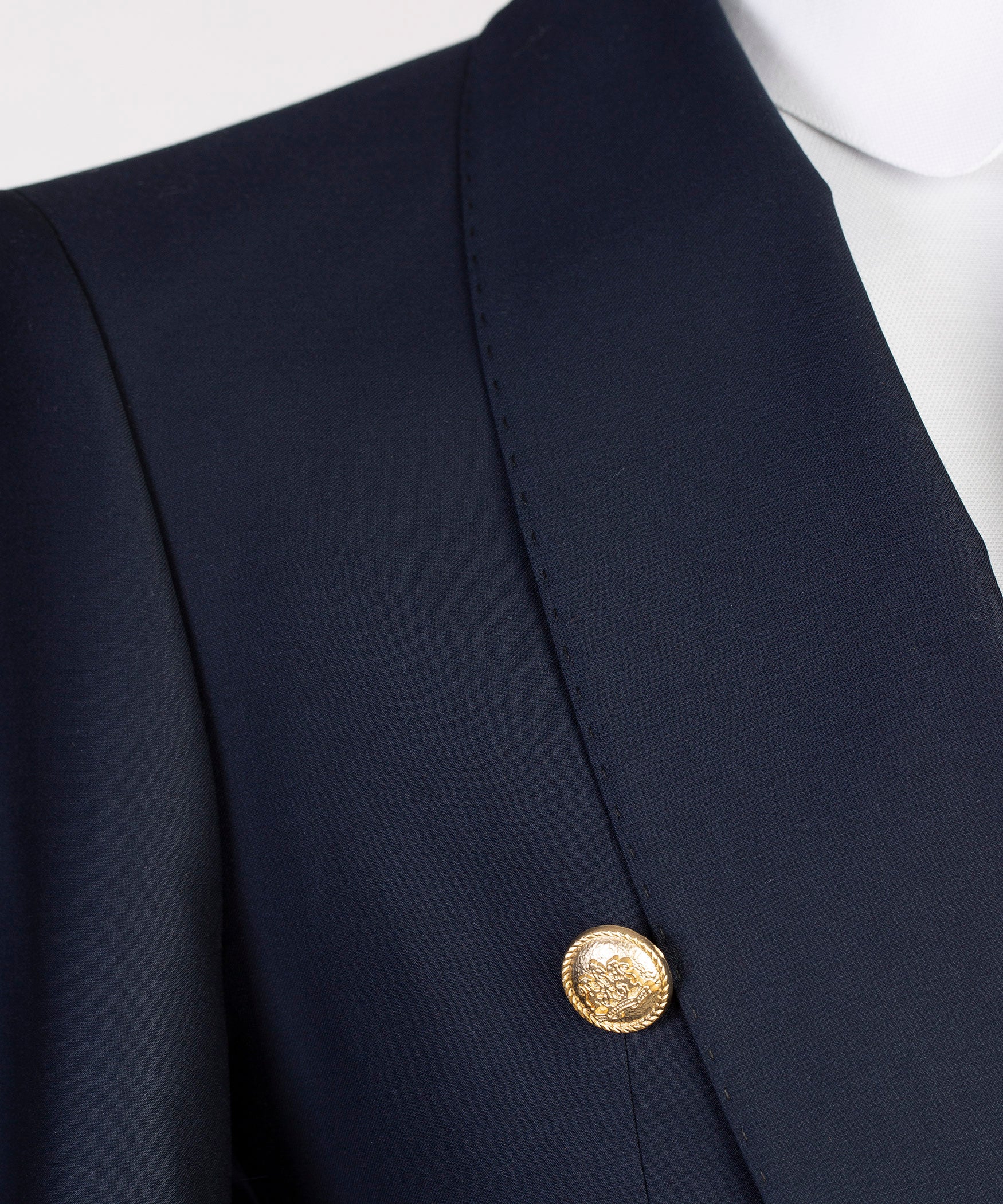 Navy Golden Button Suit