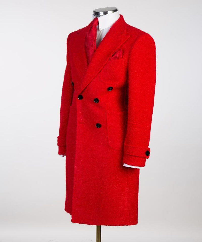 Double-Breasted Red Coat