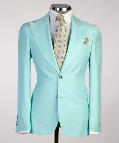 Paste Color 3 Piece Suit For Men