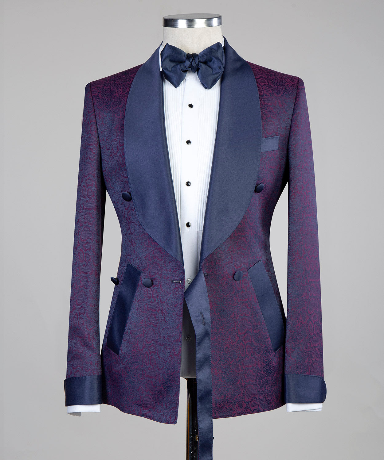 Purple Belted Men Suit