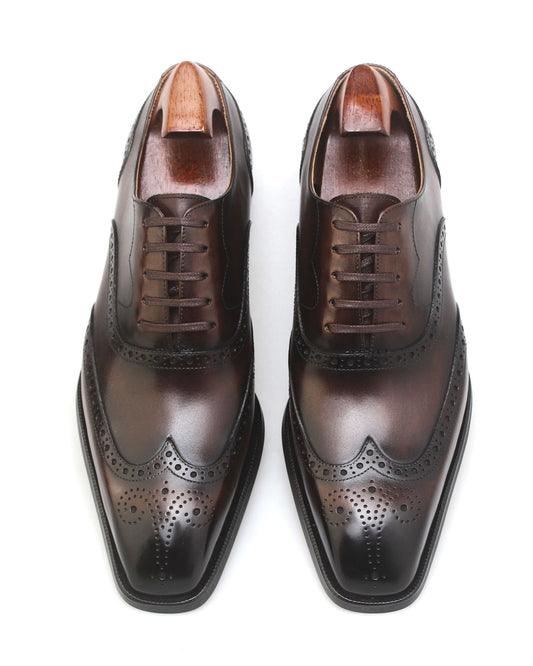 Regent Wingtip Chocolate Brown Shoes