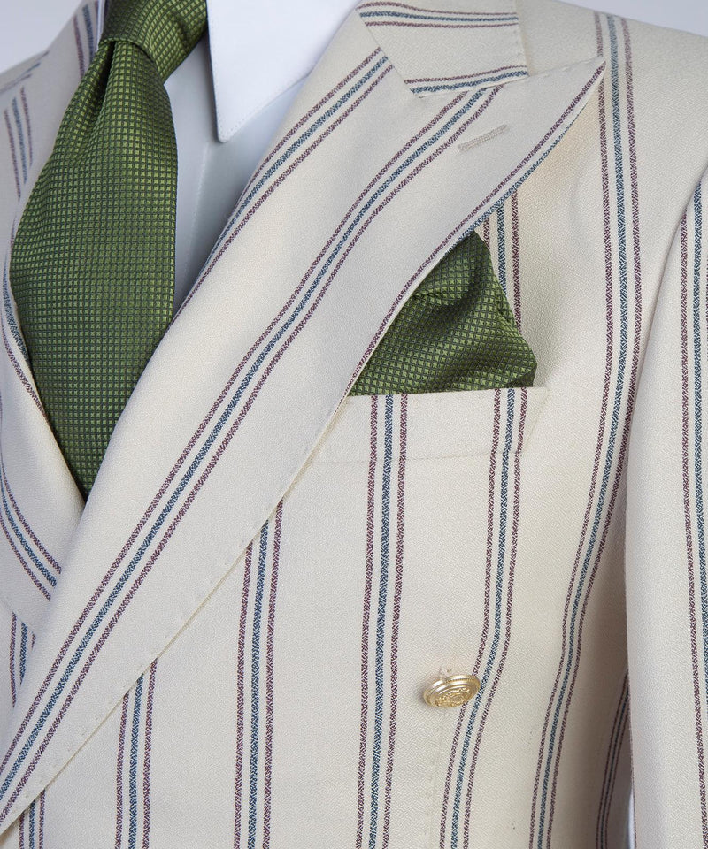 Sartoria Beige Double Breasted Suit 