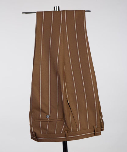 Sartoria Brown Double Breasted Suit 
