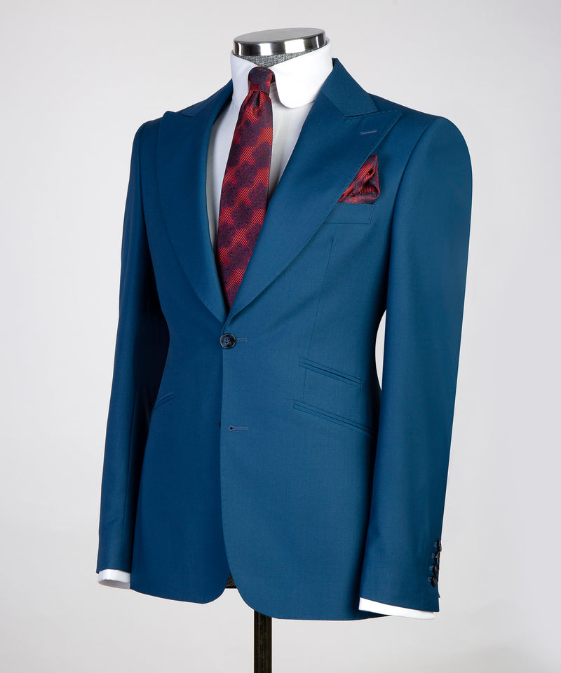 Three Piece Navy Blue Suit