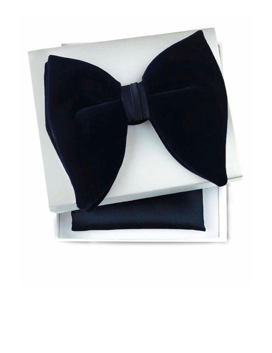 Black VELVET BUTTERFLY BOW TIE