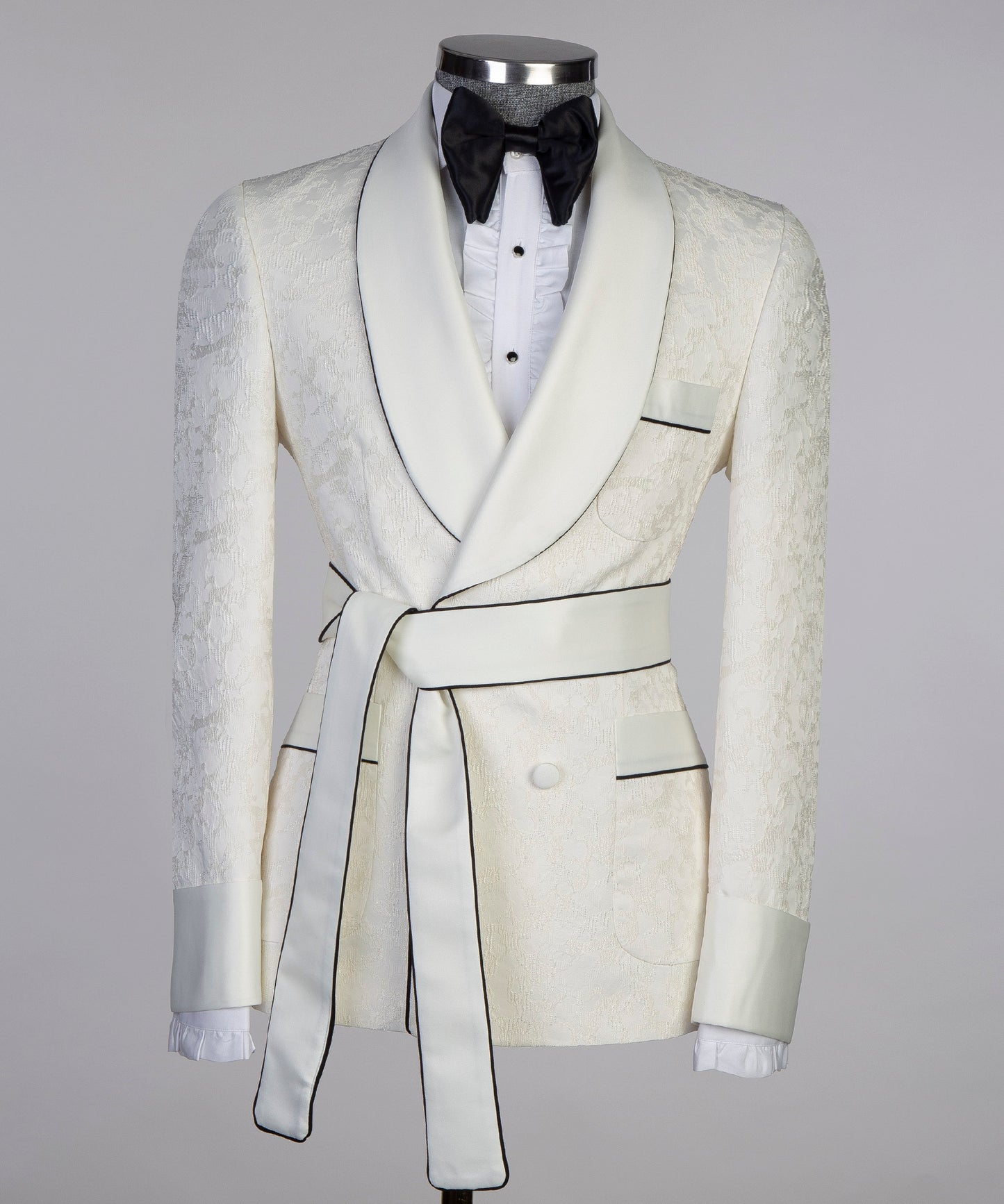 White Belted Suit 