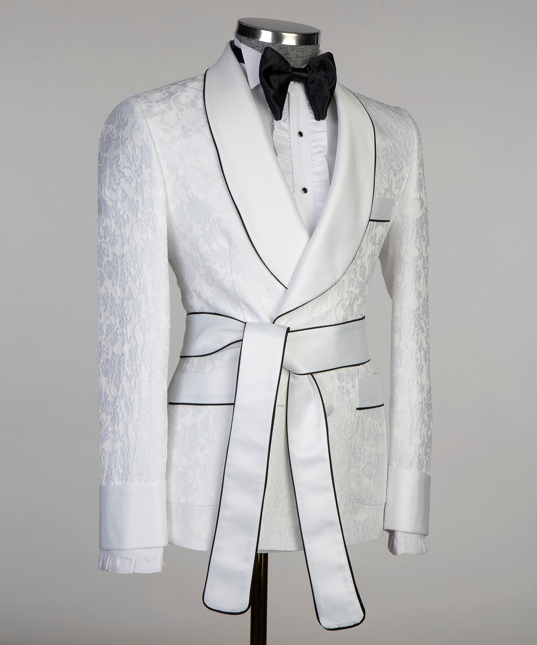 White Belted Suit