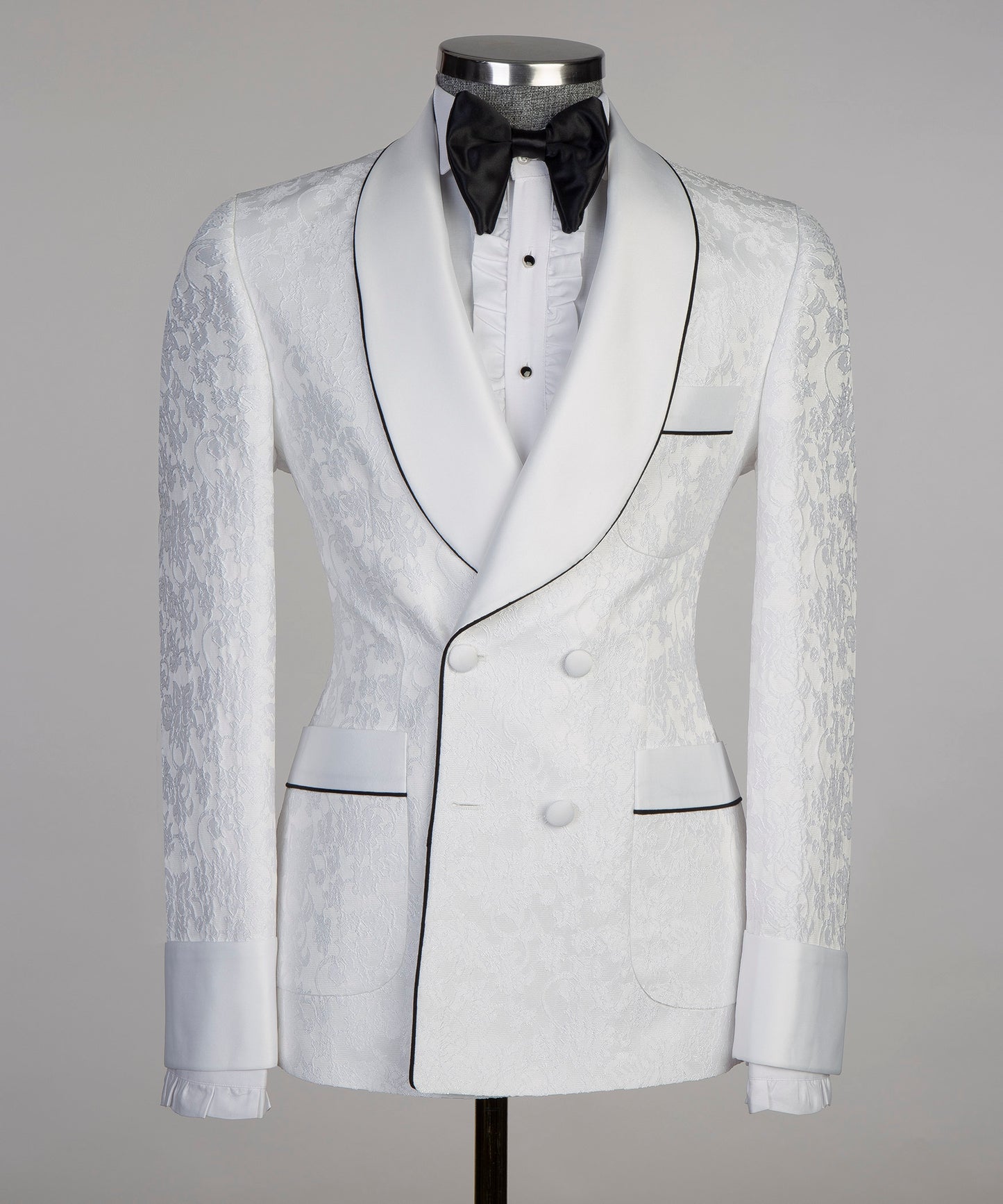 White Belted Suit