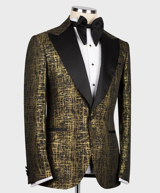 Golden Scratch-Texture Tuxedo