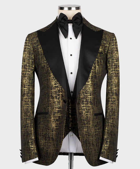 Golden Scratch-Texture Tuxedo