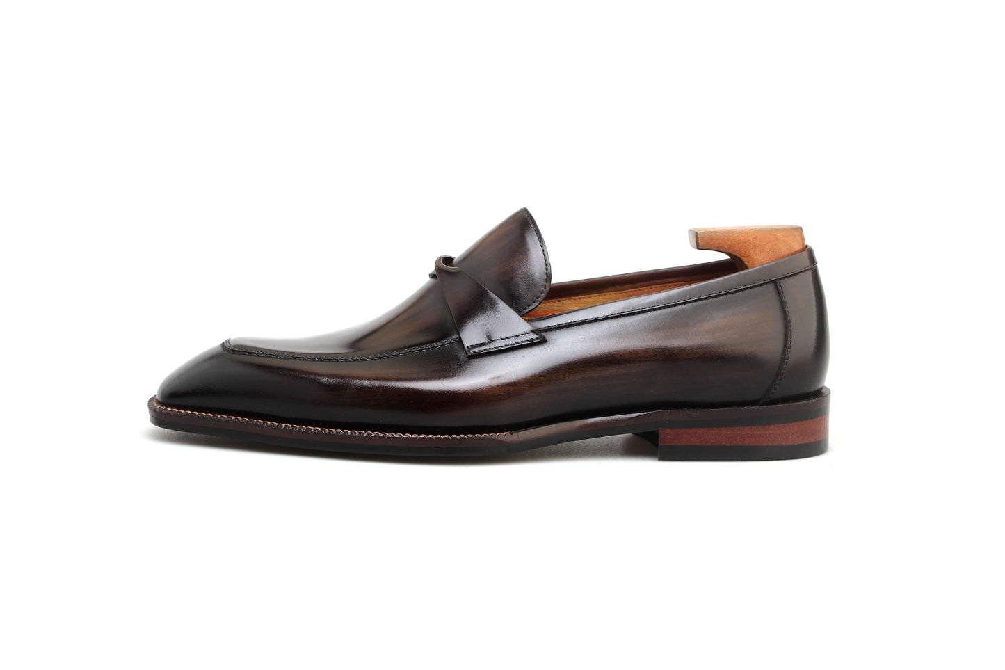 KOSS ATELIER formal brown loafers USA with sleek design for stylish occasions