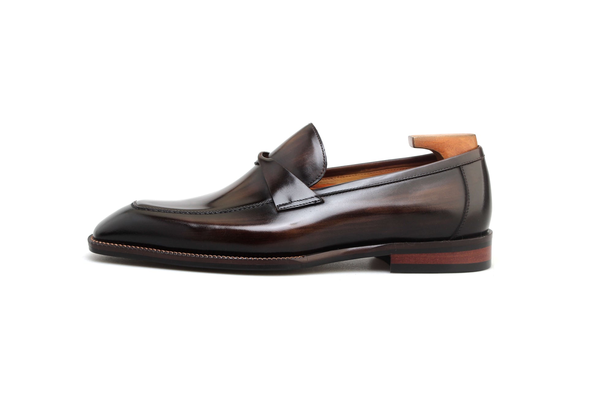 KOSS ATELIER formal brown loafers USA with sleek design for stylish occasions