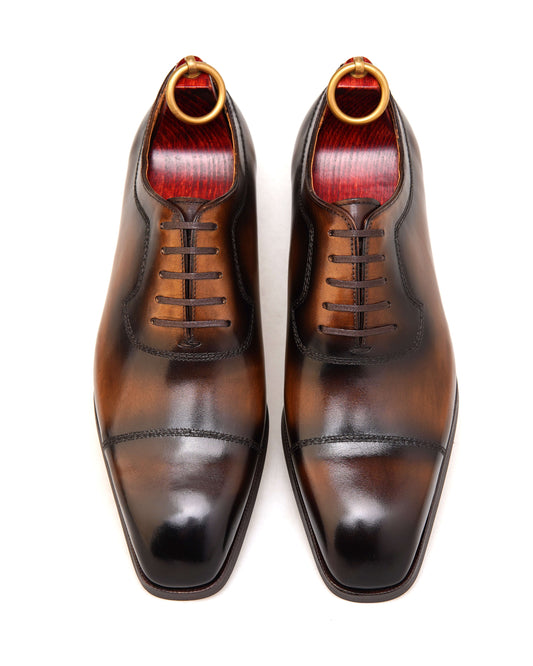 KOSS ATELIER Oxford brown shoes for men with stylish leather finish and elegant design