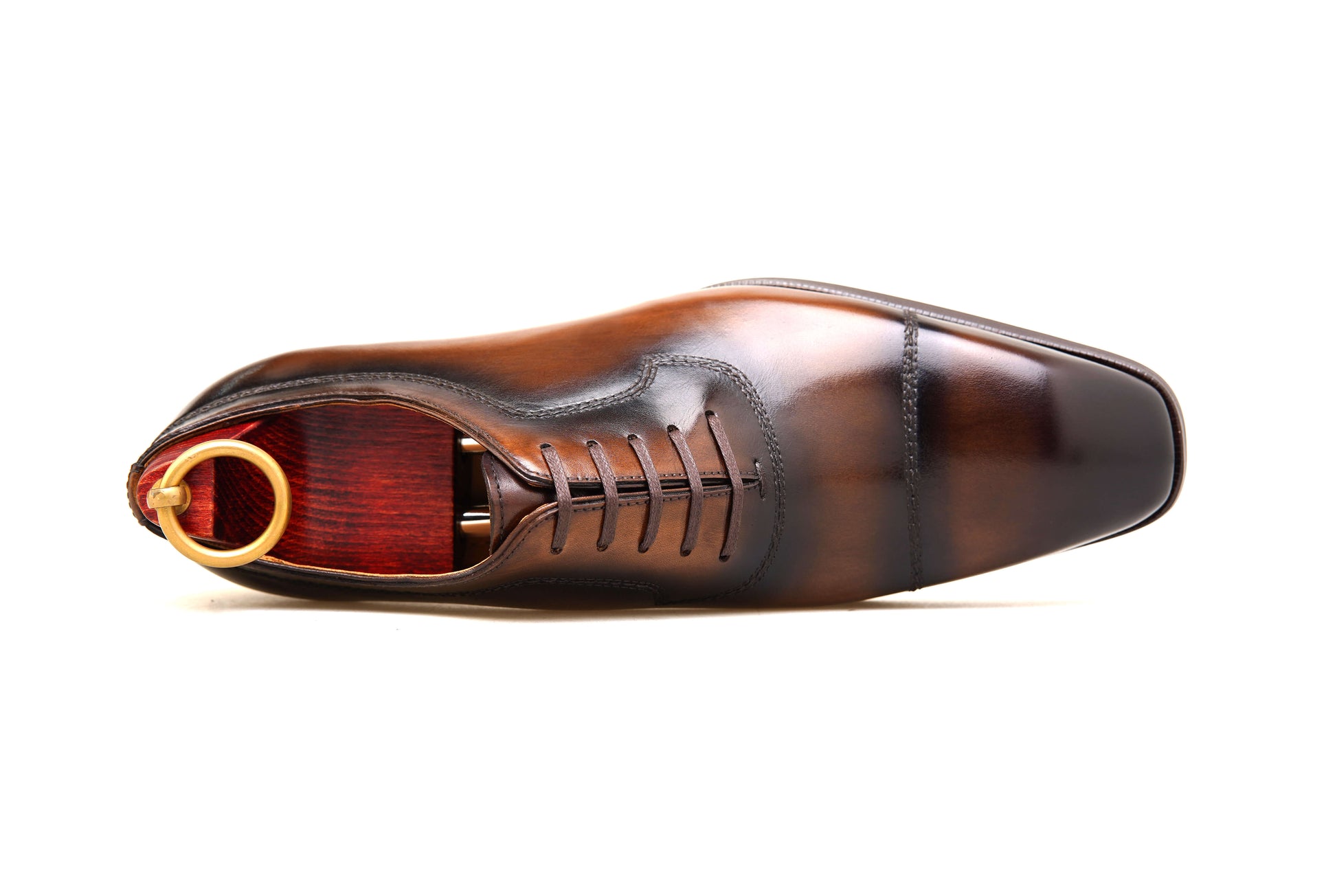 KOSS ATELIER Oxford brown shoes for men with sleek design and polished finish